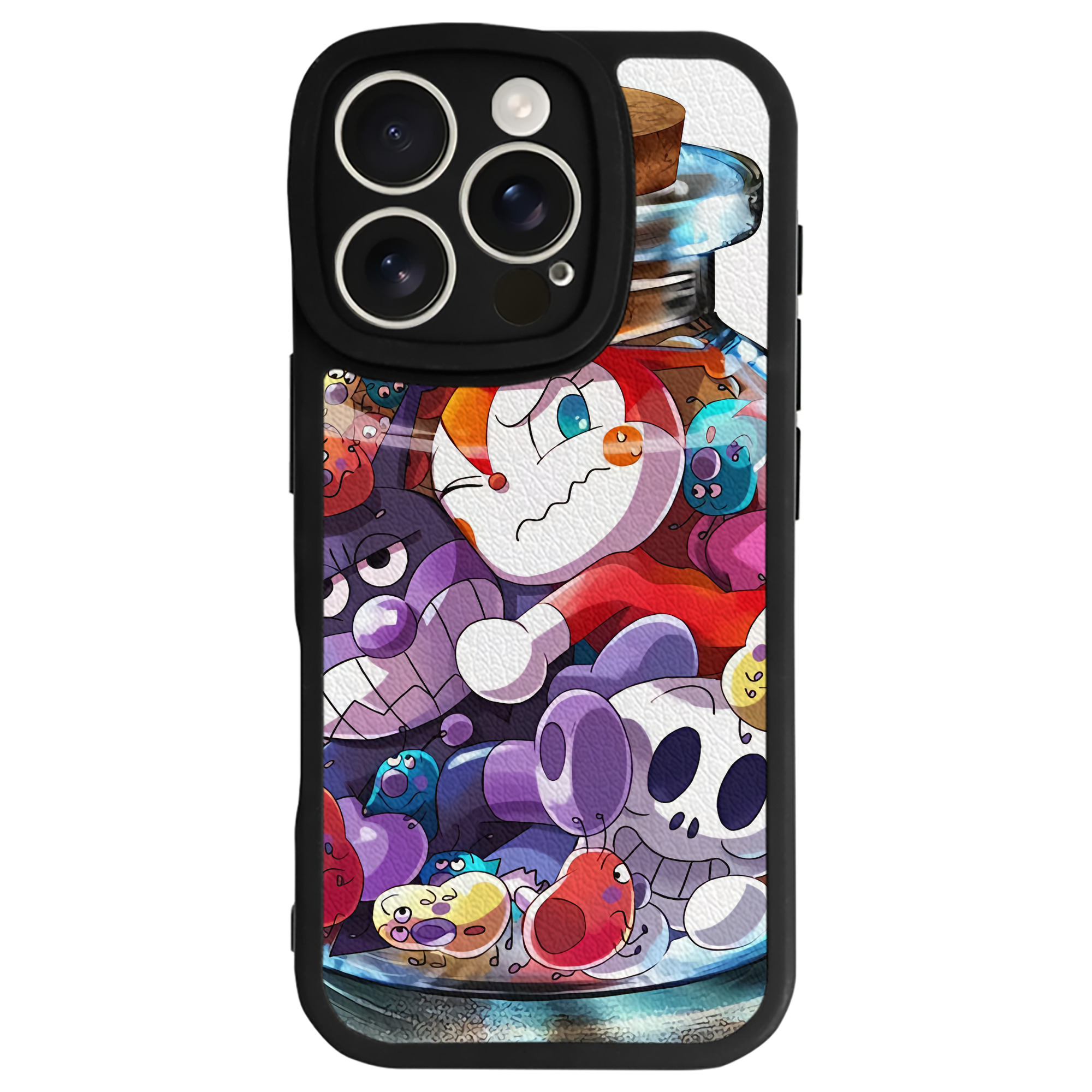 （画像用） アンパンマン Anpanman 【iPhone 16シリーズ対応】シリコンスマホケース（レザー調） 材質：シリコン